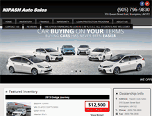 Tablet Screenshot of nipashauto.com